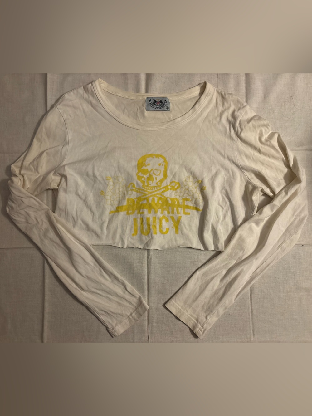 Juicy couture cropped long sleeve